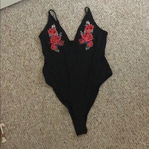 H&M floral bodysuit